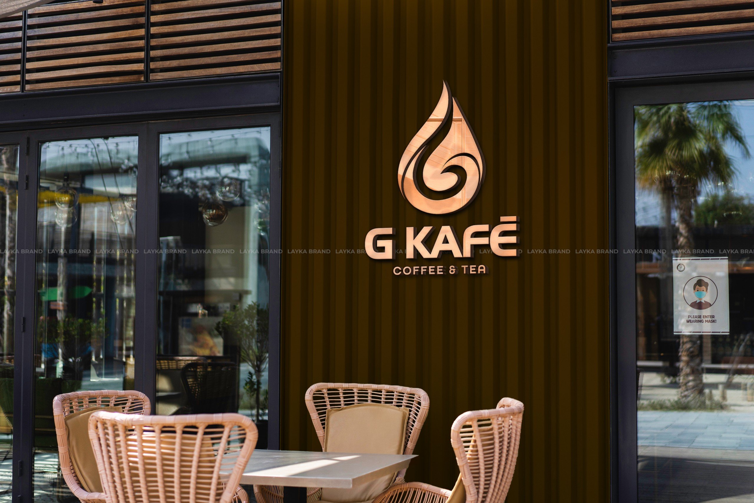 Dự án logo tiệm cafe G KAFE