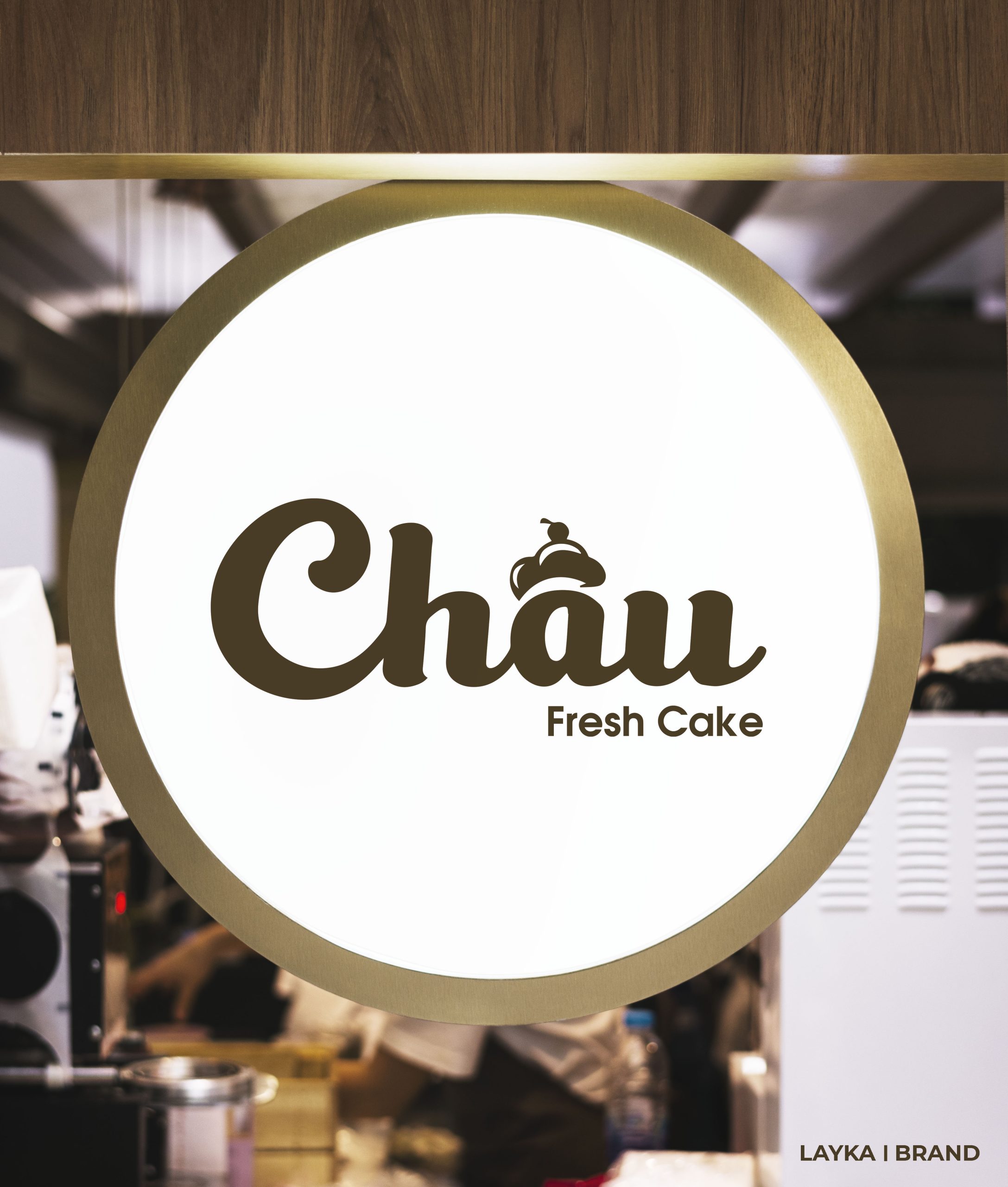 Dự án Logo tiệm bánh Châu Fresh Cake