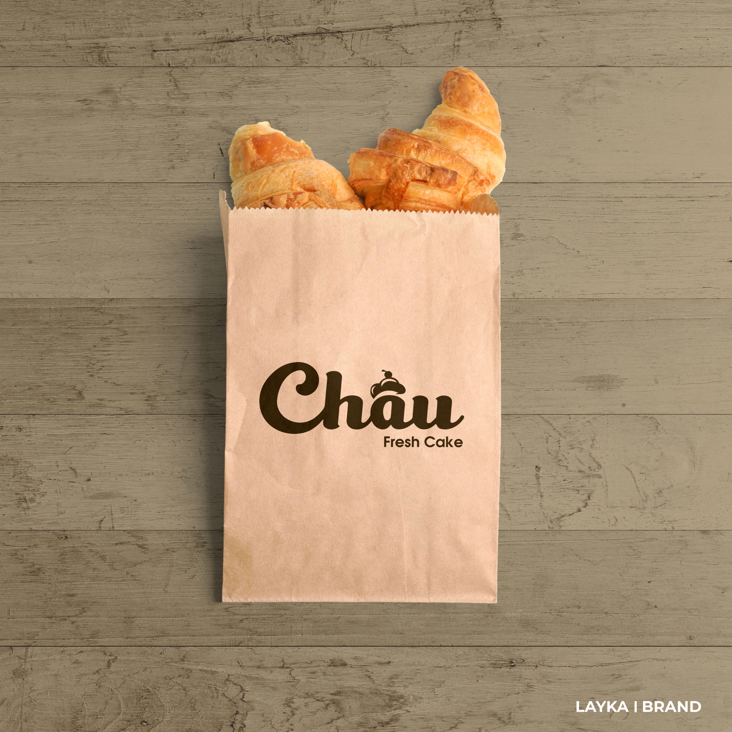 Dự án Logo tiệm bánh Châu Fresh Cake