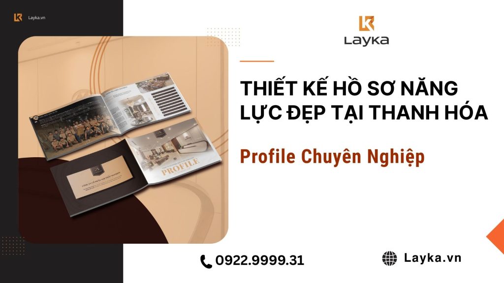 Thiết kế hồ sơ năng lực đẹp Thanh Hóa