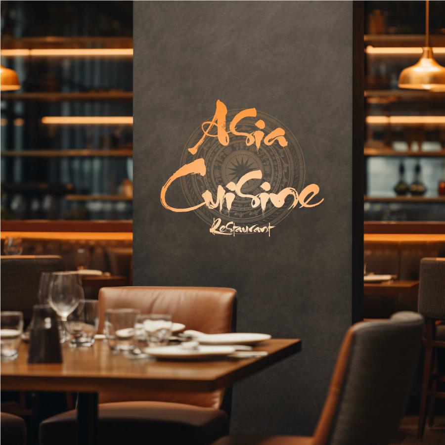 Dự An Logo Nhà Hàng ASIA CUISINE