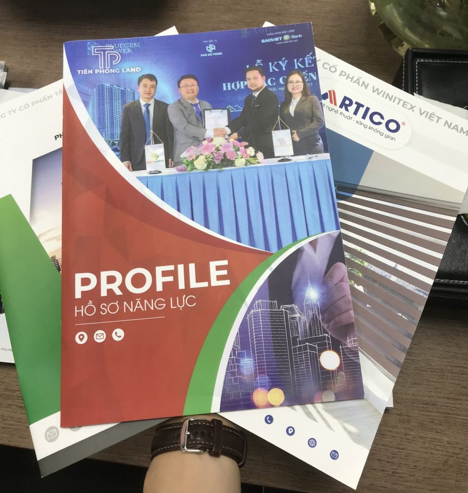 Dịch Vụ Thiết Kế Hồ Sơ Năng Lực(Profile)