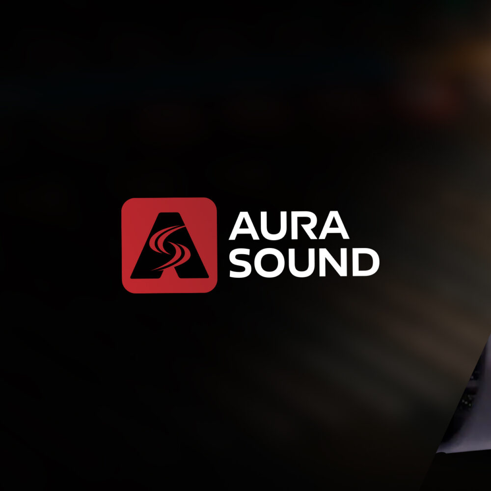 Dự án thiết kế logo âm thanh Aura Sound do Layka thực hiện
