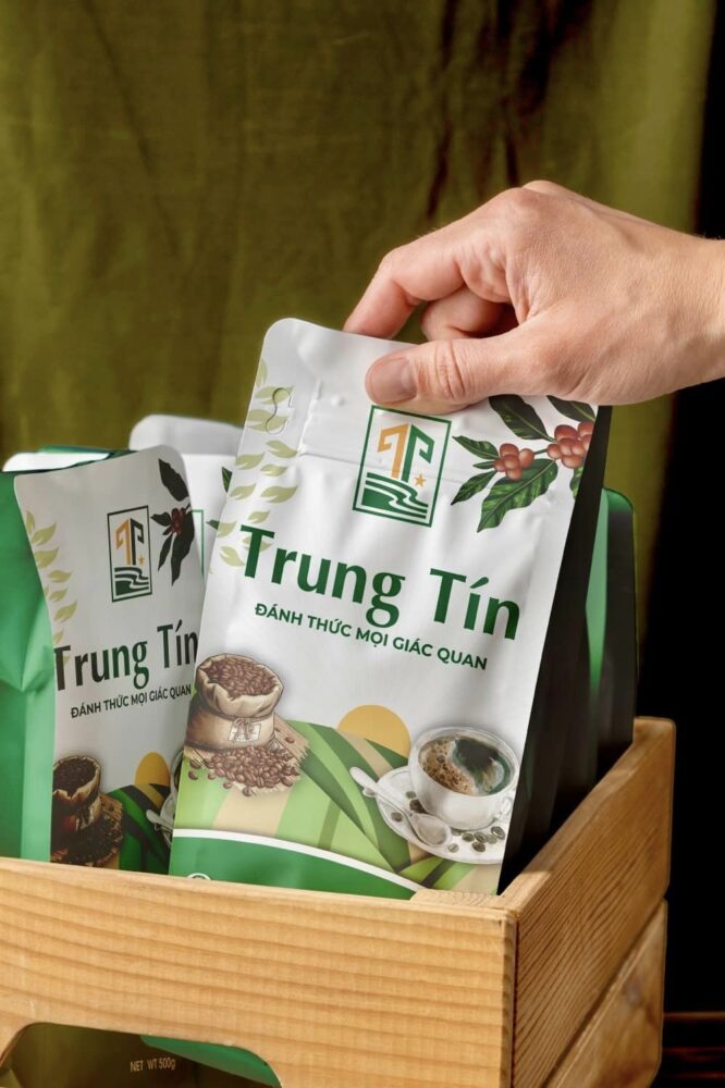 Mẫu thiết kế bao bì túi đựng caffe
