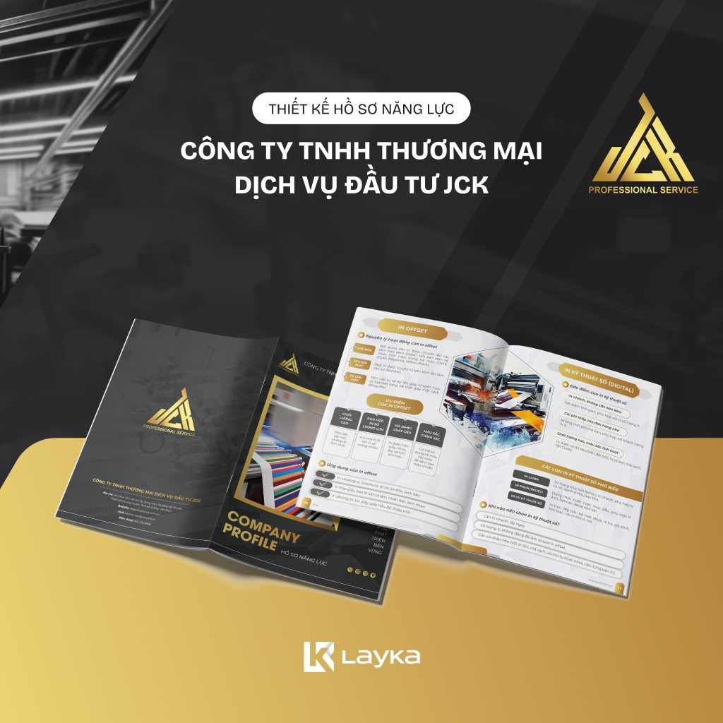 thiết kế hồ sơ năng lực công ty in ấn
