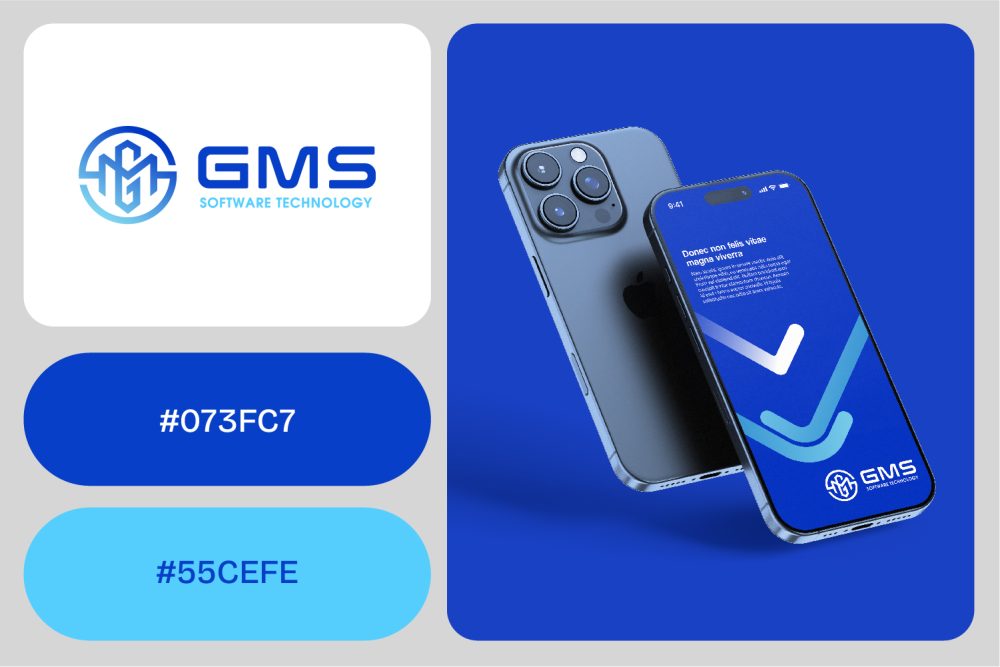 Dự án thiết kế logo công ty công nghệ GMS 5 Màu sắc chủ đạo khi thiết kế logo công nghệ