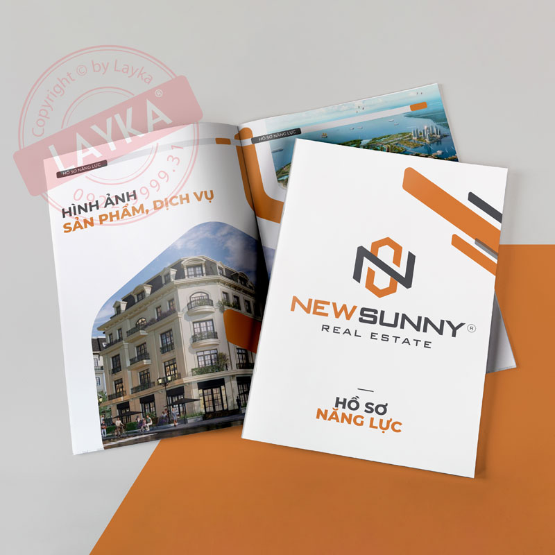 Thiết kế hồ sơ năng lực công ty bất động sản