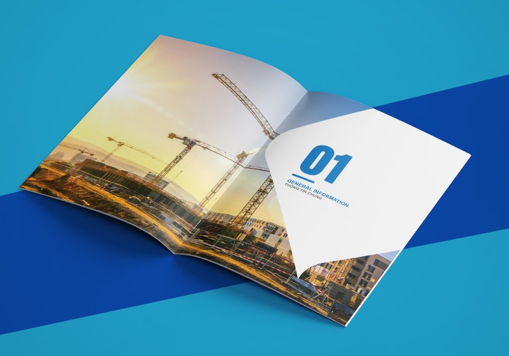 Thiết kế hồ sơ năng lực công ty xây dựng