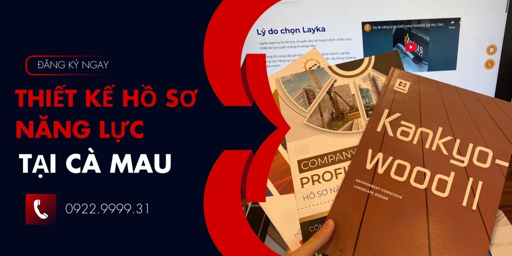 Thiết kế hồ sơ năng lực tại cà mau