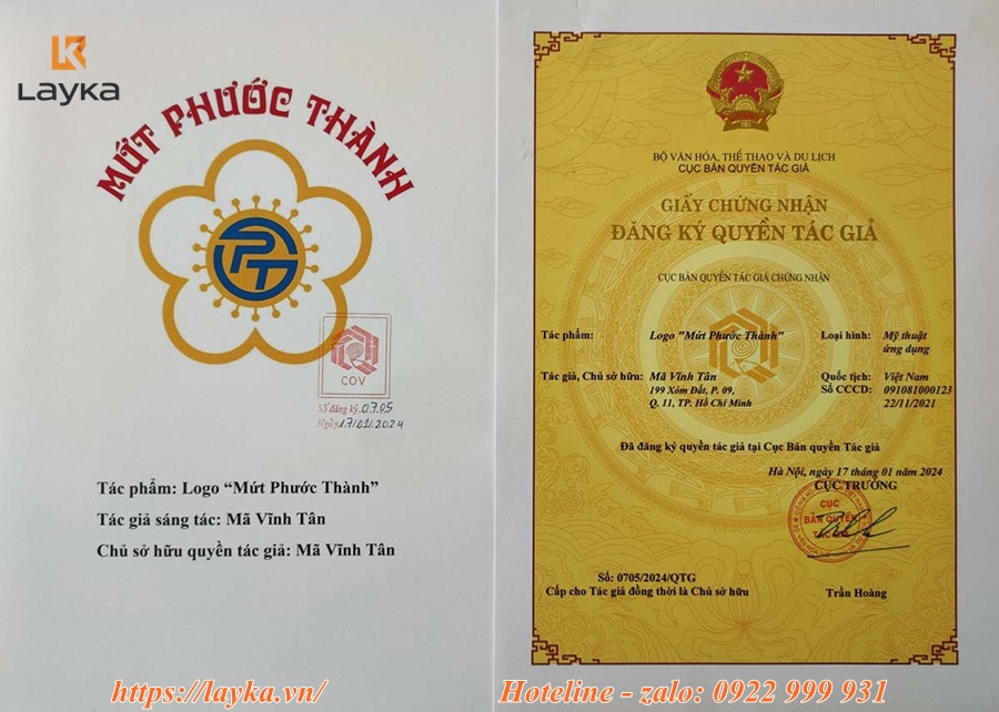 Đăng Ký Quyền Tác Giả lo logo thương hiệu,..
