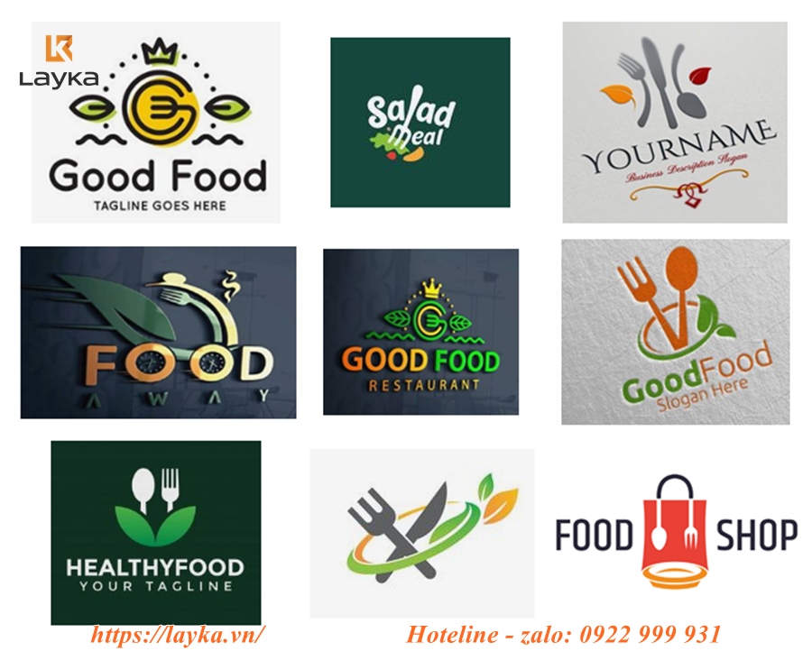 thiết kế logo cửa hàng đồ khô