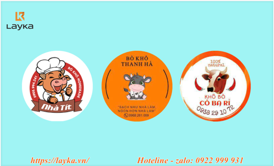 thiết kế logo cửa hàng đồ khô