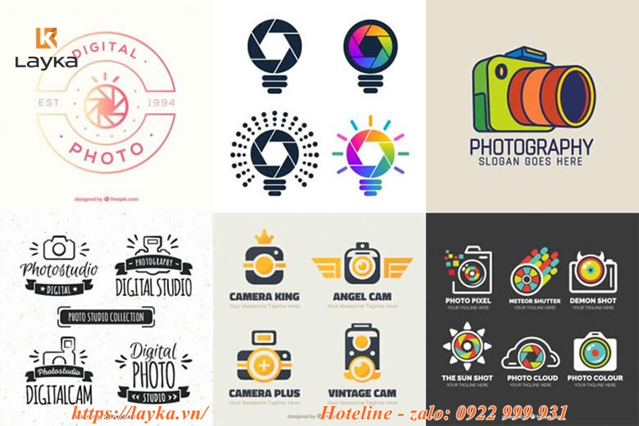 thiết kế logo nhiếp ảnh, phòng chụp ảnh (studio)