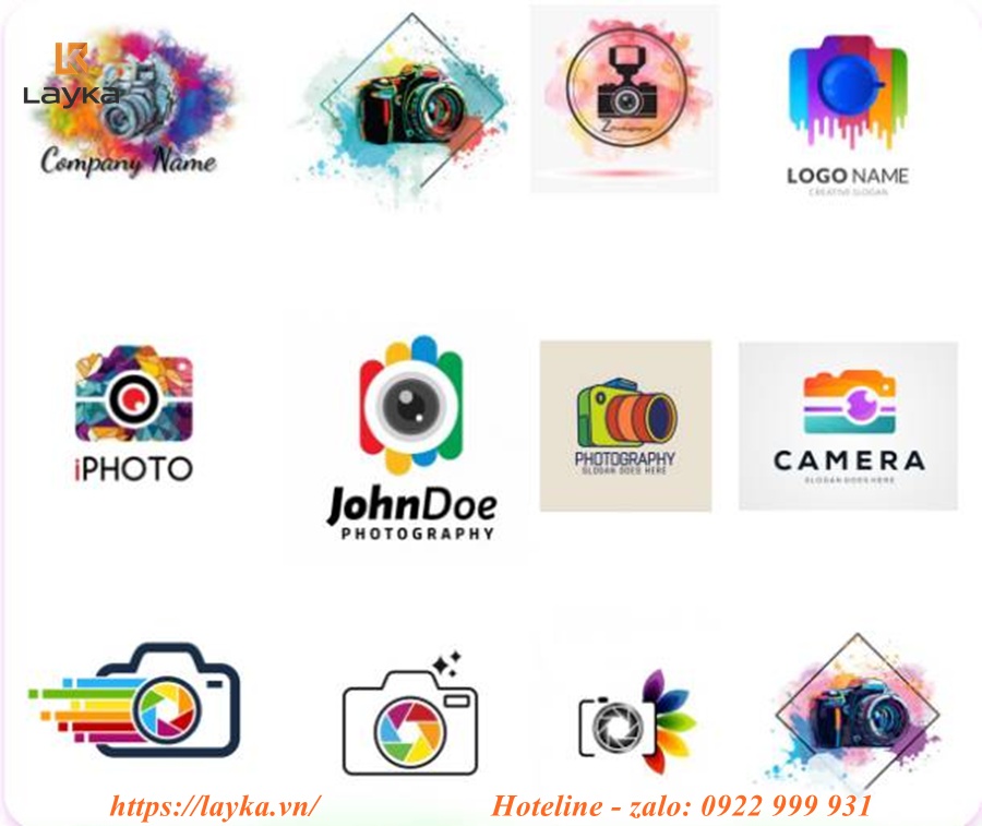thiết kế logo nhiếp ảnh, phòng chụp ảnh (studio)