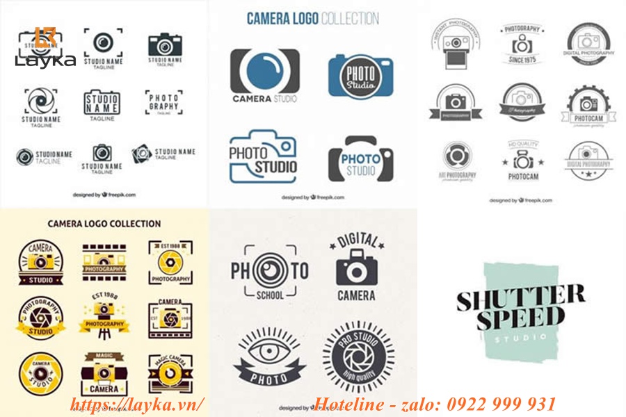 thiết kế logo nhiếp ảnh, phòng chụp ảnh (studio)