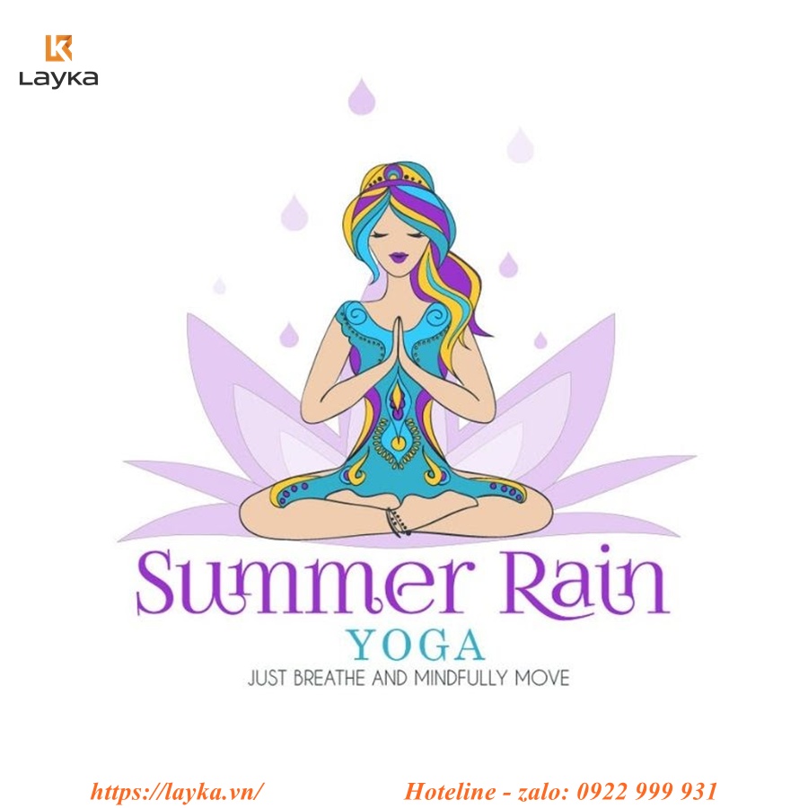 thiết kế logo phòng tập yoga