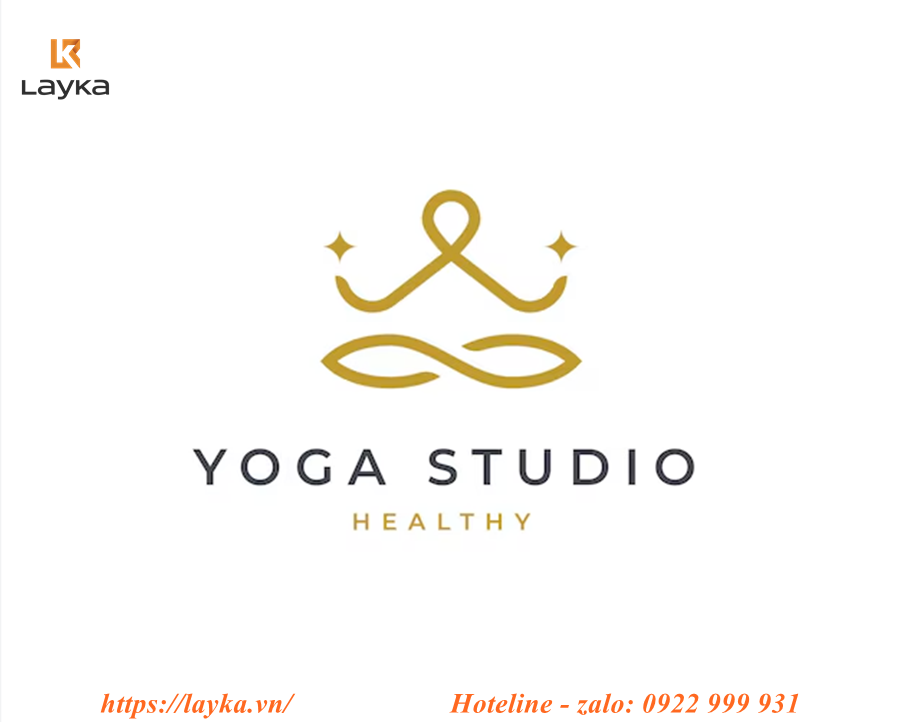 thiết kế logo phòng tập yoga