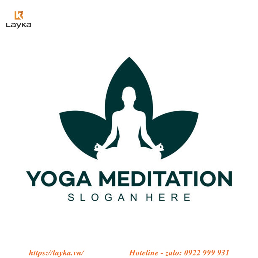 thiết kế logo phòng tập yoga