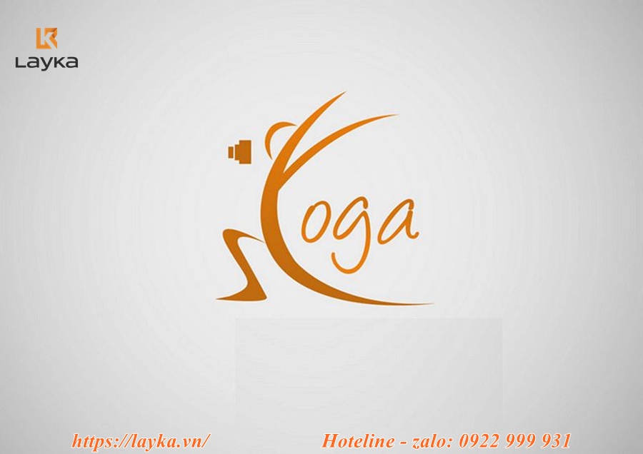 thiết kế logo phòng tập yoga