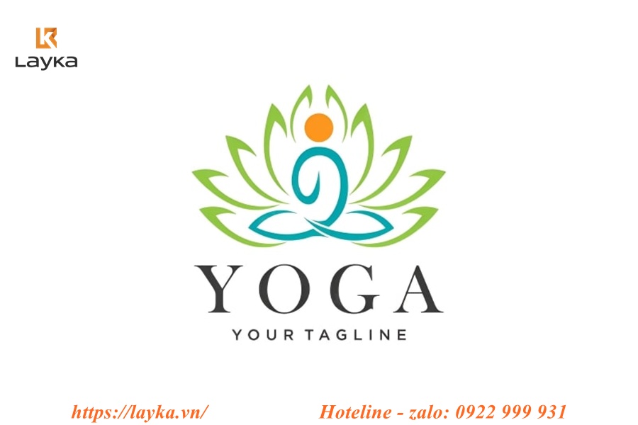 thiết kế logo phòng tập yoga