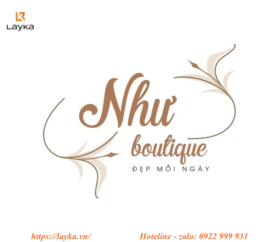 thiết kế logo tiệm (shop) phụ kiện đẹp