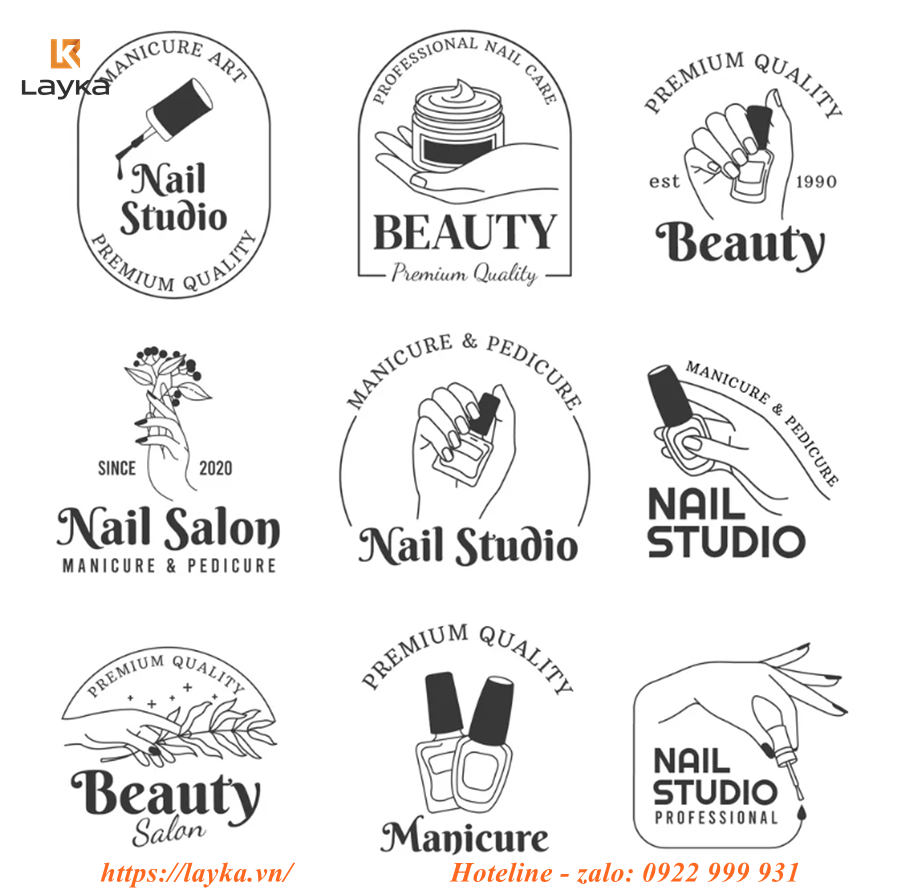 thiết kế logo tiệm (shop) phụ kiện đẹp