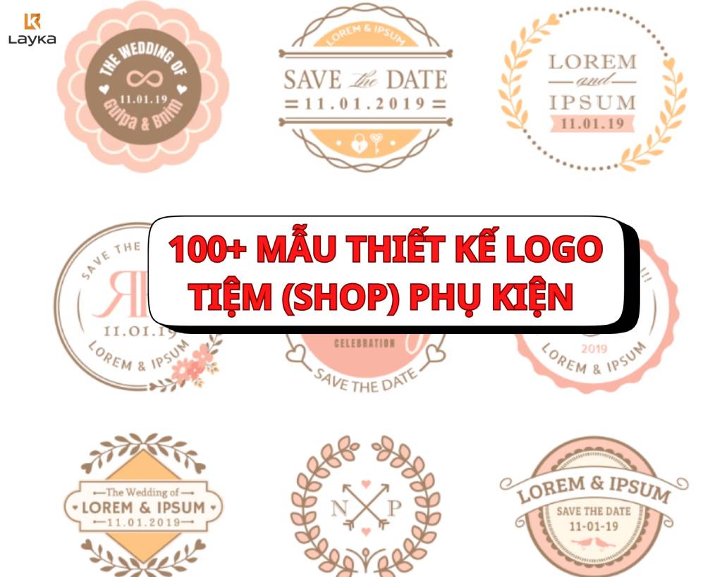 100+ mẫu thiết kế logo tiệm (shop) phụ kiện đẹp thu hút