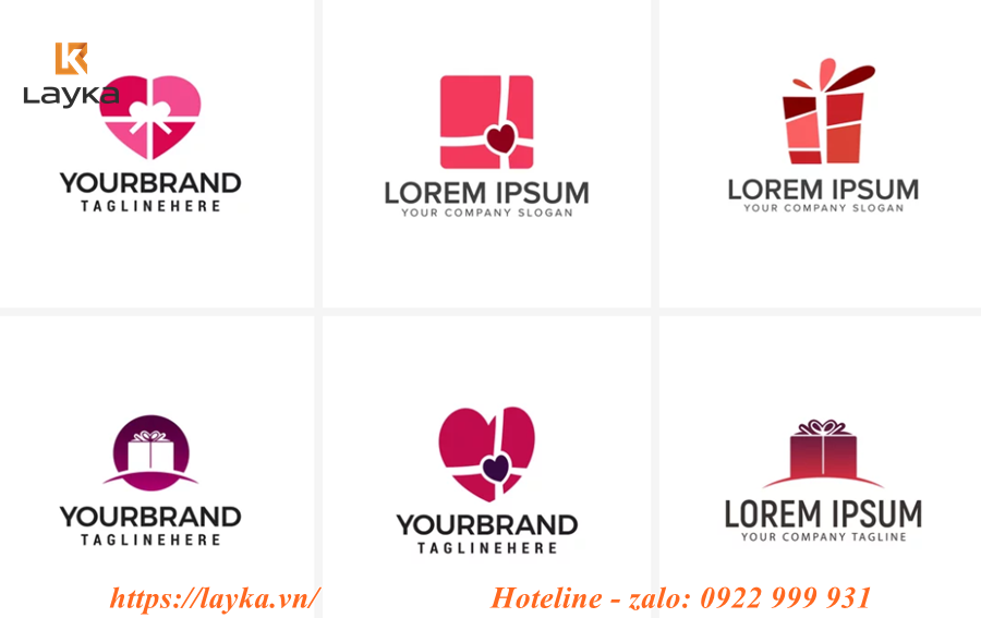 mẫu thiết kế logo tiệm (shop) phụ kiện đẹp