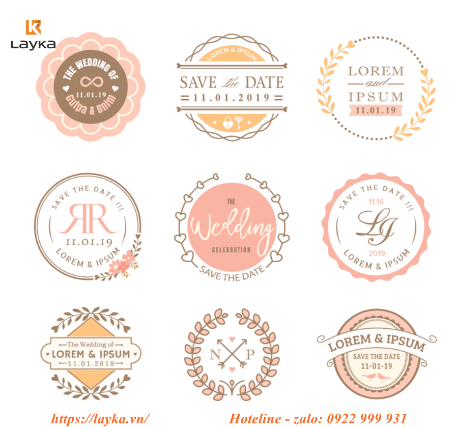mẫu thiết kế logo tiệm (shop) phụ kiện đẹp