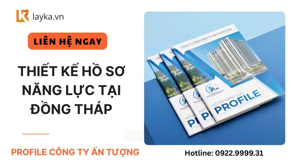 thiết kế hồ sơ năng lực tại đồng tháp