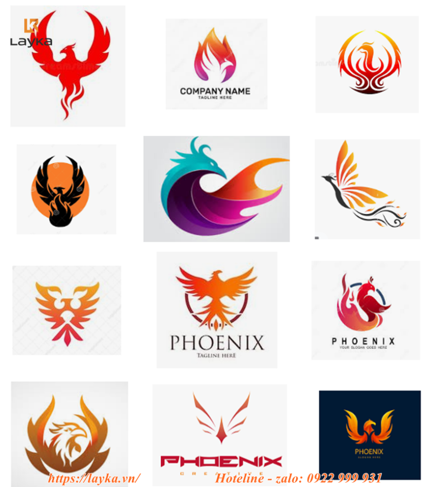 thiết kế logo cho người mệnh Hỏa