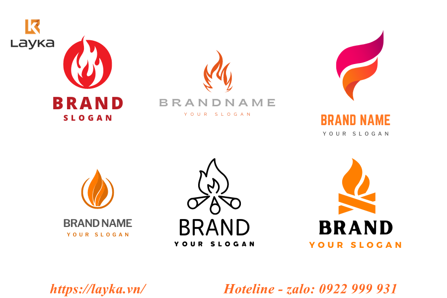 thiết kế logo cho người mệnh Hỏa