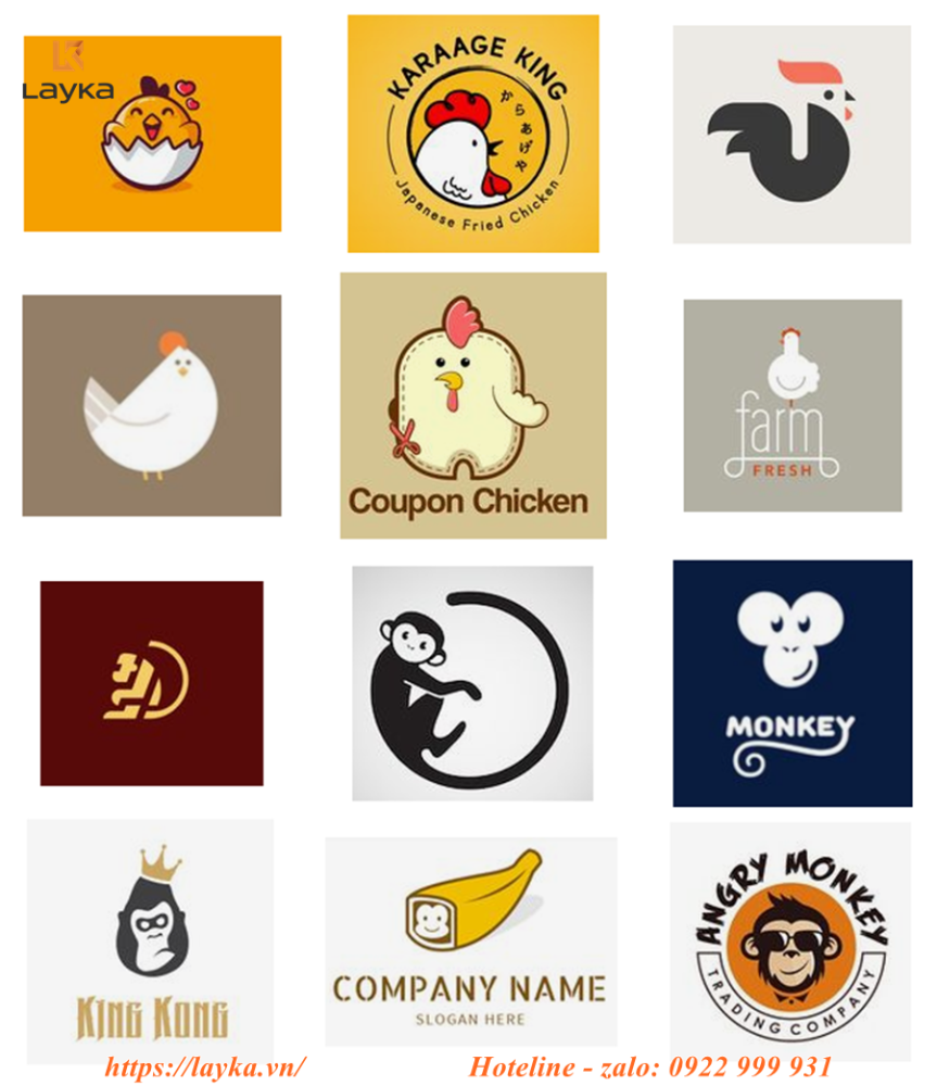 thiết kế logo cho người mệnh Kim