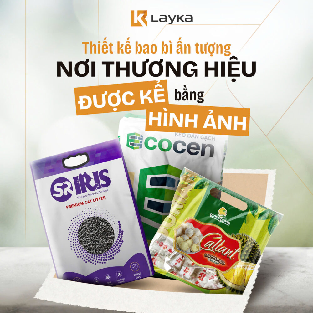 Đơn vị Layka thiết kế bao bì chuyên nghiệp