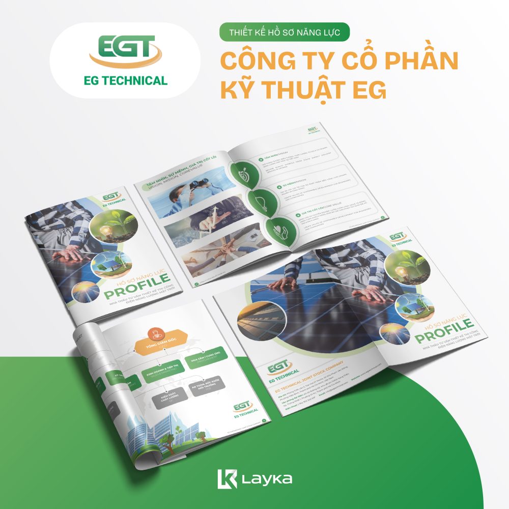 Mẫu dự án hồ sơ năng lực ( profile công ty ) công ty cổ phần kỹ thuật EG do Layka thực hiện