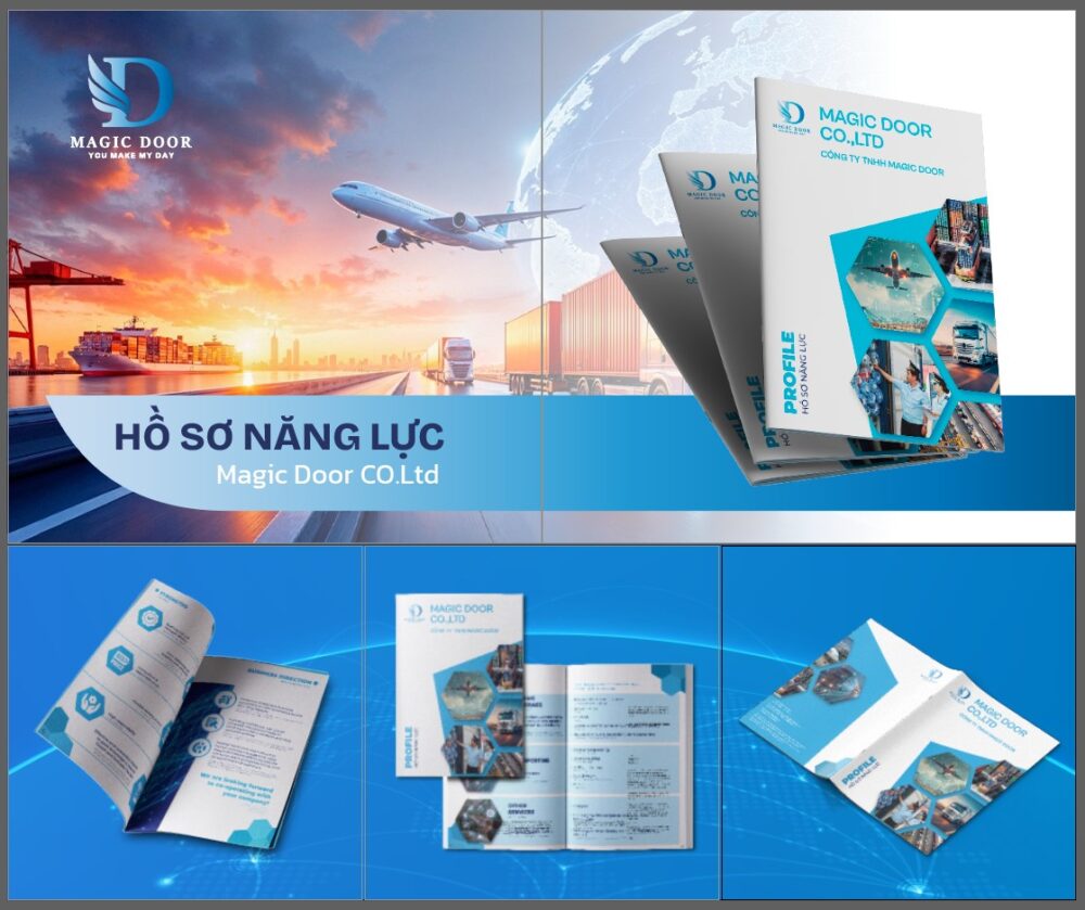 Dự án mẫu thiết kế hồ sơ năng lực công ty xuất nhập khẩu Layka thực hiện